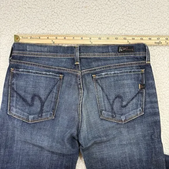 Citizens of Humanity Low Waist Flare Jeans Womens Size 30 Ingrid #002 Stretch - Picture 12 of 13